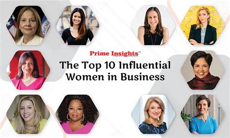 The Top Influential Women In Business