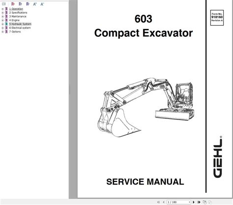 Gehl Compact Excavator Service Manual A Pdf