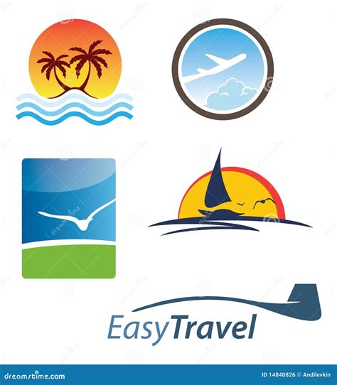 Vacation Logos Stock Vector Illustration Of Landscape