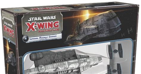 Star Wars X Wing Miniatures Game Imperial Assault Carrier Expansion Pack Board Game