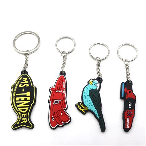 Buy Wholesale China Custom Logo D Soft Pvc Plastic Keychain Metal Gift