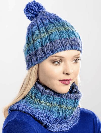 Premier® Serpentine Hat And Cowl Premier Yarns