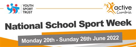 National School Sport Week Active Cumbria