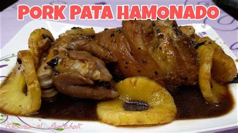 PORK PATA HAMONADO PATA RECIPE HAMONADO RECIPE Kusina Ni Butchok