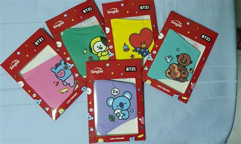 BT21 Singtel Exclusive Mask PRICE REDUCED Hobbies Toys