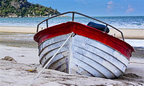 Day Thailand Beach Water Tranquility Sea View Nautical Vessel