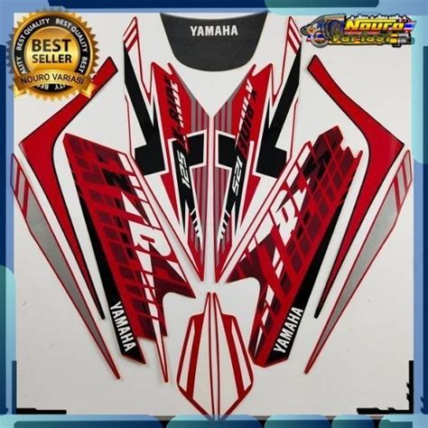 Jual Stiker Striping Yamaha X Ride Xride Merah List