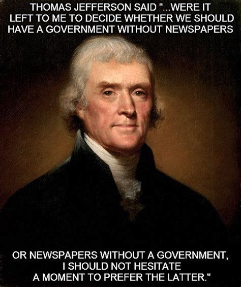 Days Meme Image Of Thomas Jefferson On Importance Of Newspapers Ap