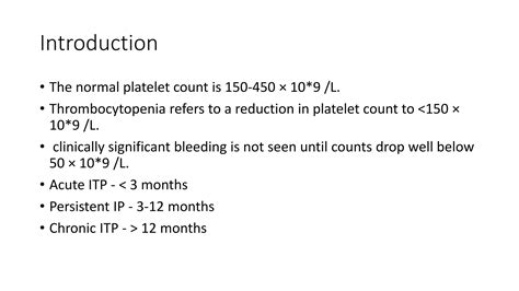 Idiopathic Thrombocytopenic Purpura Ppt