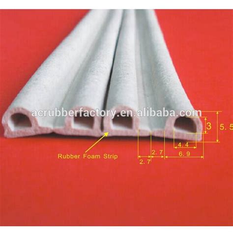 China Adhesive Tape Foam Silicone Rubber Strip Epdm Rubber Seal Strip