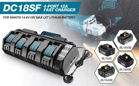 V Port Charger Dc Sf For Makita V V Lithium Batteries Bl