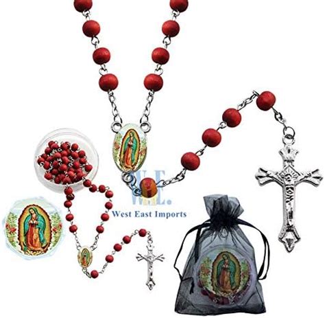 Memorial Favors Pcs Our Lady Of Guadalupe Red Rosaries Celebration