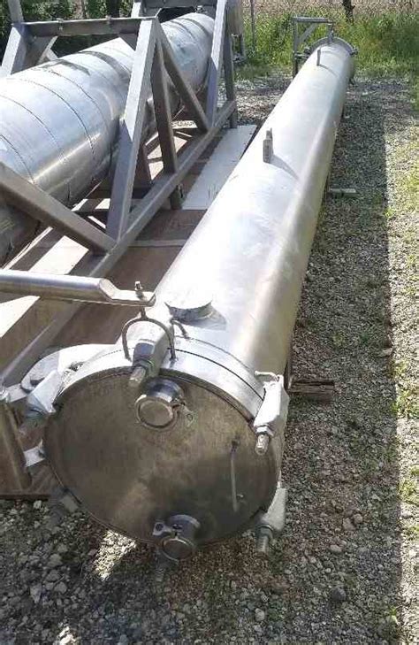 690 Sq Ft Enerquip Inc Stainless Steel Shell Tube Heat Exchanger