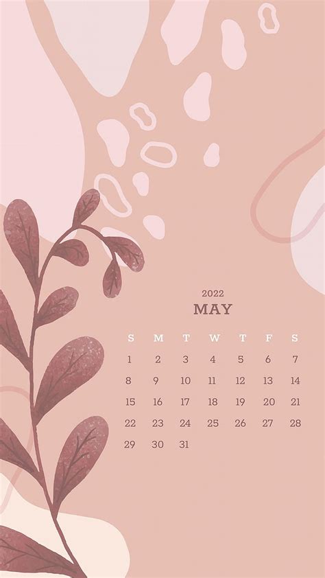 Calendar 12 Months Aesthetic Cute Planner PSD Vector Templates