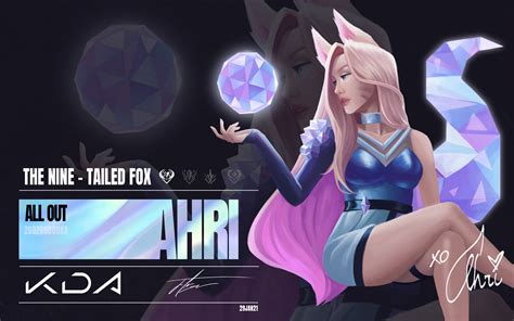 Artstation Kda All Out Ahri Fanart