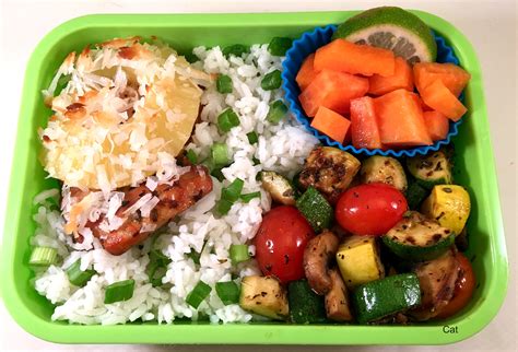 Hawaiian Chicken Bento Chicken Marinated In Caribbean Spic Flickr