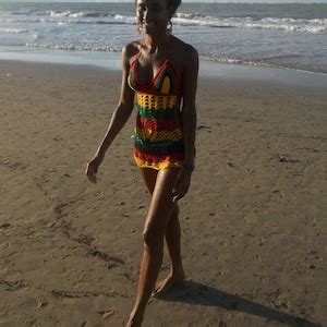 Rasta Handmade Crochet Dress See Trough 07 Jamaican Bikini Cover Up Etsy