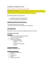 Investigaci N Y Estrategias De Mercado Docx Investigaci N Y