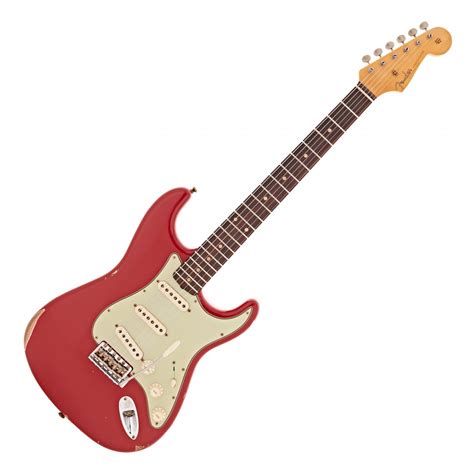 Fender Custom Shop Stratocaster Relic Rw Dakota Red At Gear Music