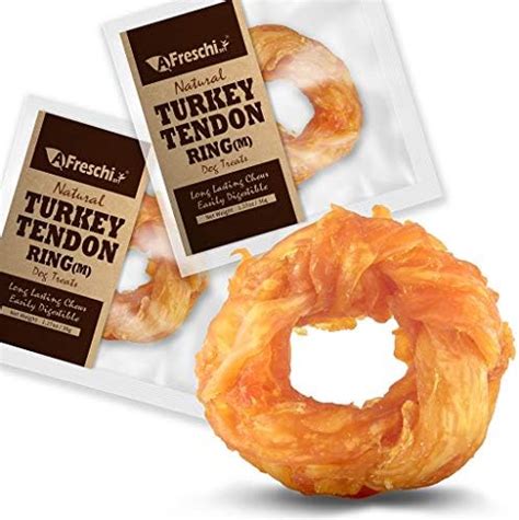 Afreschi Turkey Tendon Dog Treats For Signature Series All Natural