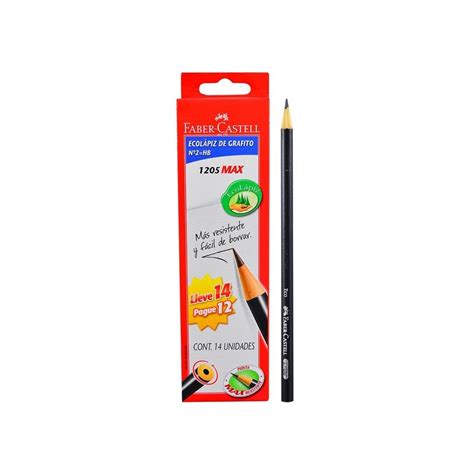 Lapiz Grafito Hb N Faber Castell Negro Max