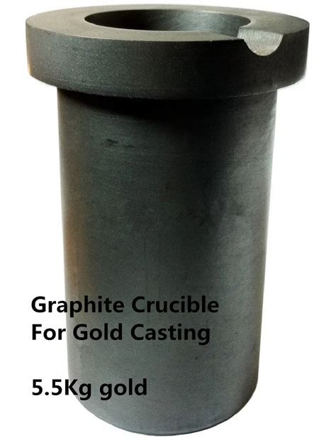 55kg Gold Melting Graphite Crucible For Induction Melting Furnace