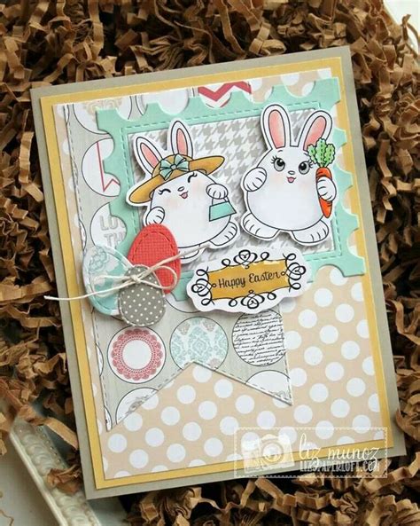 Pin By Gail Tudor On Easter Peachy Keen Stamps Happy Easter Cute Cards