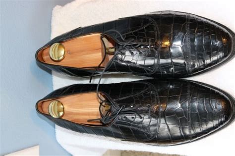 Nos Allen Edmonds Sterling Black Alligator 12 Eee Styleforum
