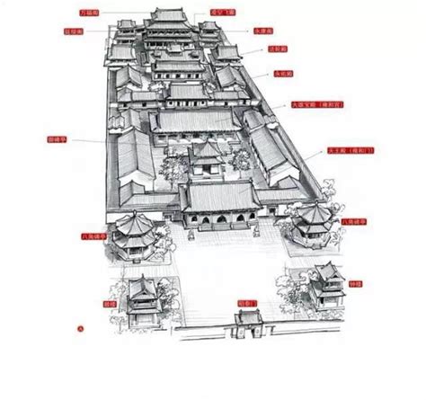 中国古建筑三层平面图中古建筑平面图节点放大平面图第10页大山谷图库