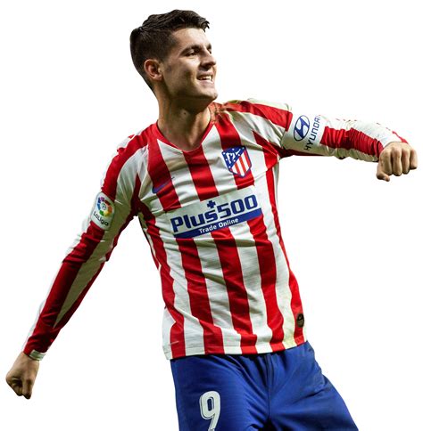 Alvaro Morata Atlético Madrid Football Render Footyrenders