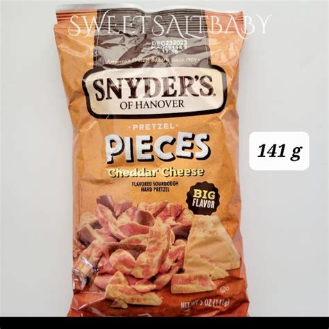 Snyder S Of Hanover Pretzel Pieces Cheddar Cheese 141 G Shopee