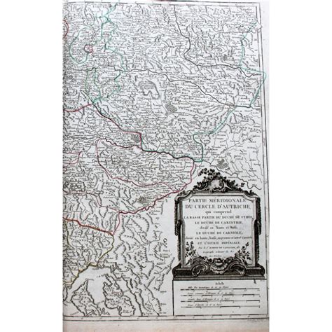 Carte Du Cercle D Autriche Partie M Ridionale Par Robert De