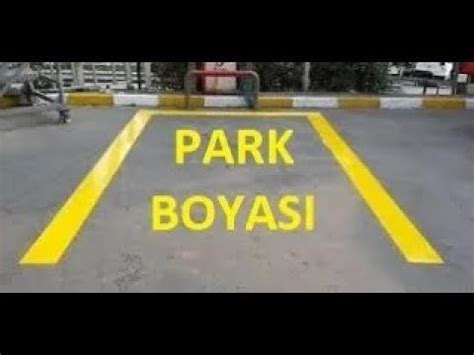 Park yeri çizgisi yol boyası sarı yol çizgisi otopark boyası selülozik