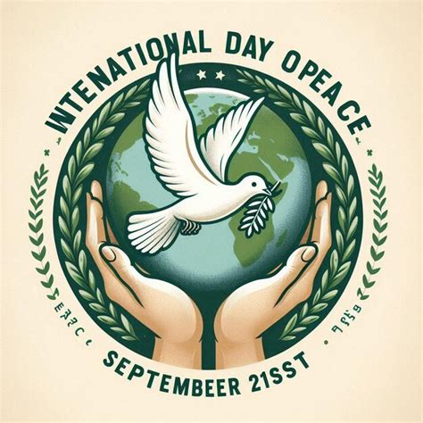 International Day Of Peace Banner Design Premium Ai Generated Image