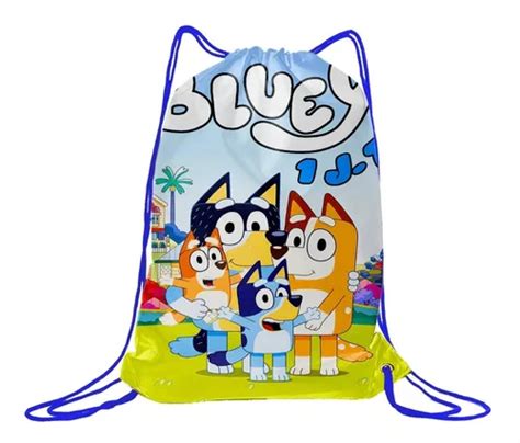 25 Dulceros Personalizados Fiestas Bluey Envío Gratis