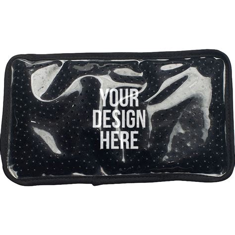 Promotional Plush Gel Beads Rectangle Hot Cold Packs