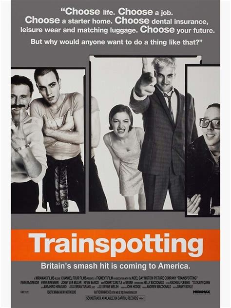 Trainspotting Movie Poster For Sale By Jannetmunsell Redbubble