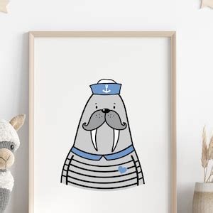 Walrus Sailor Moin Svg Walrus Maritime Svg Maritime German Saying Cool