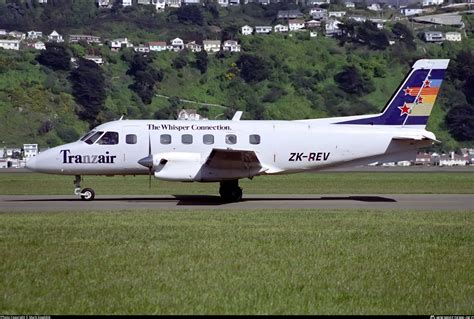 ZK REV Tranzair Embraer EMB 110P1 Bandeirante Photo By Mark Ijsseldijk