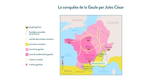 Conqu Te De La Gaule Par Jules C Sar Av J C Av J C