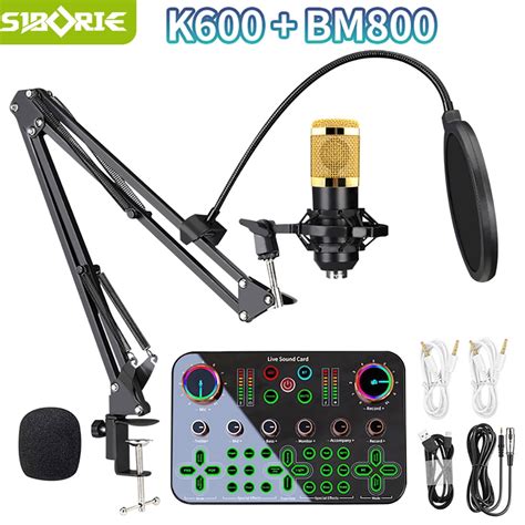 Jual Siborie Bm K Soundcard Mic Paket Lengkap Cantilever Support