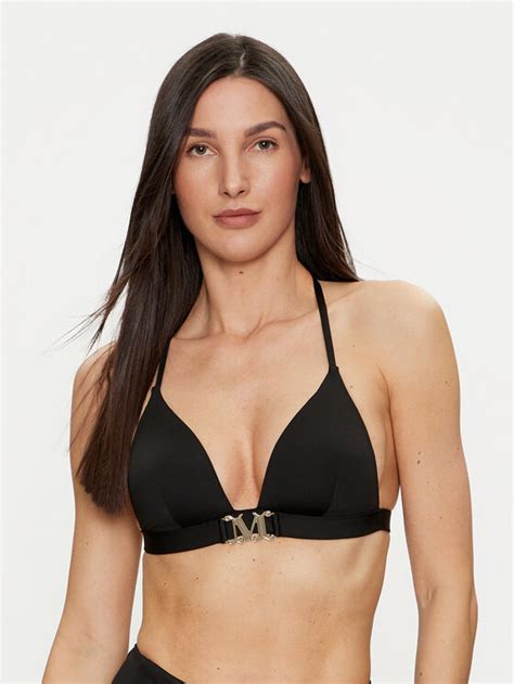 Max Mara Beachwear Góra od bikini Astra 2416821109 Czarny Modivo pl