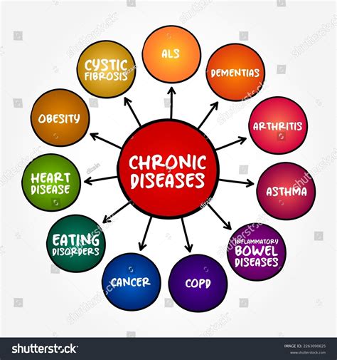 Chronic Diseases Defined Broadly Conditions That Stock Vector Royalty