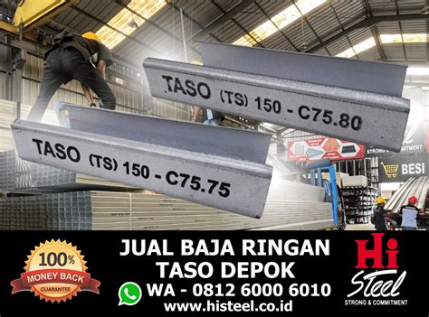 Jual Baja Ringan Taso Depok Wa Hi Steel