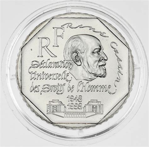 France Fifth Republic Francs Ren Cassin Essai En Nickel