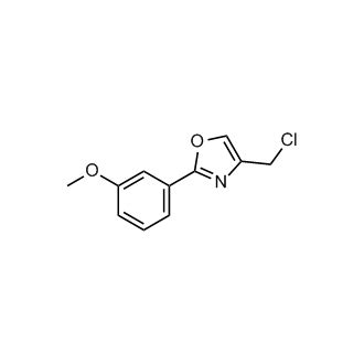 678165 15 6 4 Chloromethyl 2 3 Methoxyphenyl 1 3 Oxazole