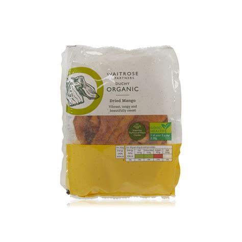 Waitrose Duchy Organic Dried Mango 150g Waitrose UAE Partners