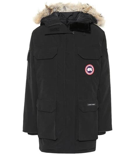 Canada Goose Expedition Fur Trimmed Down Parka Black Editorialist