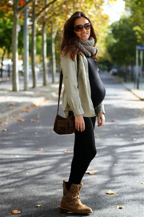 Pregnant Street Style Outfits So Chic Youll Want To Recreate Them