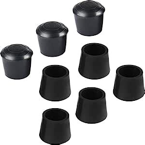 Uxcell 8pcs Chair Leg Tips Caps 22mm 7 8 Inch Anti Slip Rubber